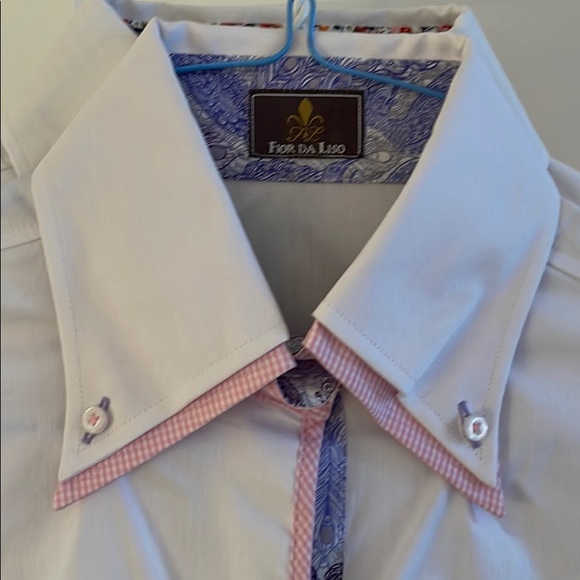 white with lots of accents shirts lotsbuttons - Picture 4 of 8